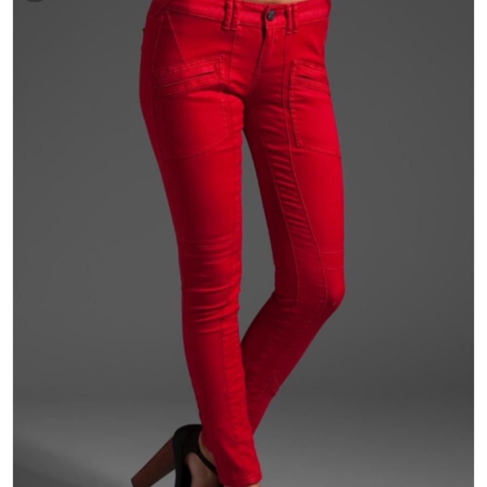 Free People Moto Jeans